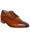 ANTONIO MAURIZI PLAIN TOE LEATHER OXFORD