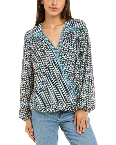 Max Studio Crepe Blouse In Nocolor