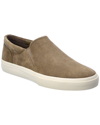 Vince Men's Fletcher Suede Slip-on Sneakers In Brown