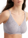 Tc Fine Intimates Shape Of U Seamless Lace Bra In Modern Grey