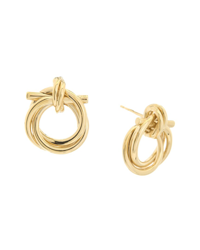Ferragamo Gancini Earrings In Gold