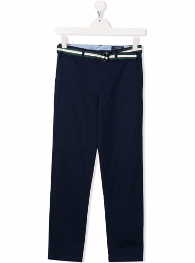 Polo Ralph Lauren Kids' Bedford Pants In Blu