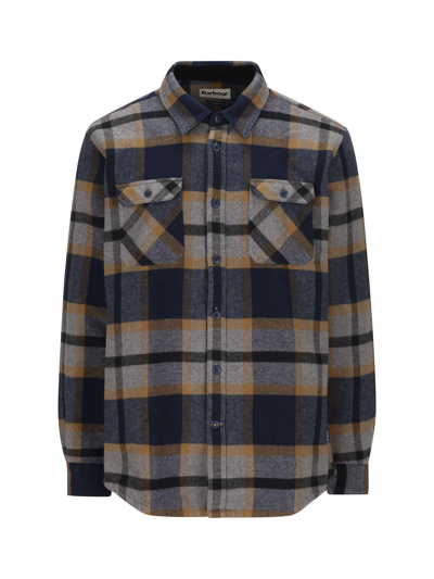 Barbour Checked Button-up Shirt In Grey