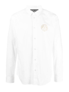 VERSACE JEANS COUTURE LOGO DETAILED BUTTON-UP SHIRT