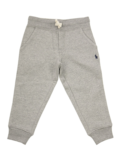 Polo Ralph Lauren Babies' Sweatshirt Jogging Trousers In Grey