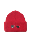 Chiara Ferragni Logo-patch Detail Knit Beanie