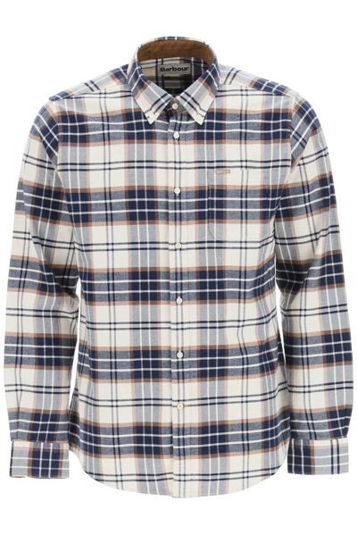 Barbour Plaid Checked Shirt In Ecru