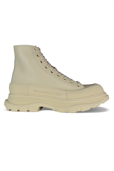 Alexander Mcqueen Sneakers Tread Slick In Cream