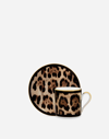 Dolce & Gabbana Porcelain Espresso Set In Multicolor