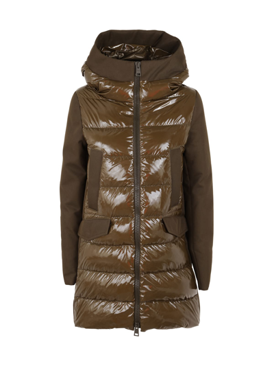 Herno Capsule Selecters - Medium Lenght Down Jacket In Verde