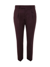 PT01 ONE PLEAT TROUSERS WITH IN SEAM POCKETS