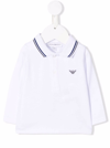 Emporio Armani Logo-print Polo Shirt In White