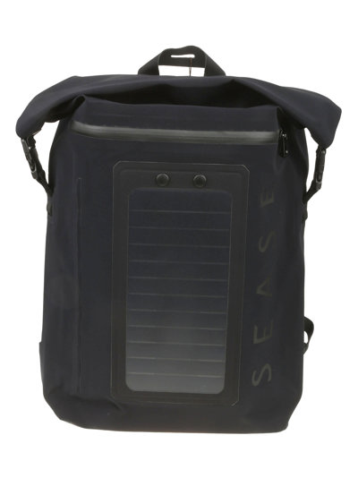 Sease Mission Solar-panelled Backpack In Black