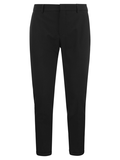 Pt01 Epsilon Trousers In Technical Fabric In Black