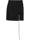 Giuseppe Di Morabito Crystal Embellished Lace-up Mini Skirt In Nero