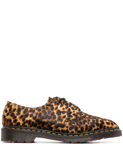 Dr. Martens' Animal-pattern Lace-up Shoes In Braun