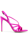 Le Silla 100mm Stiletto Heel Open Toe Sandals In Pink