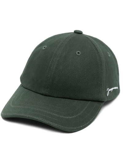 Jacquemus La Casquette  In Green