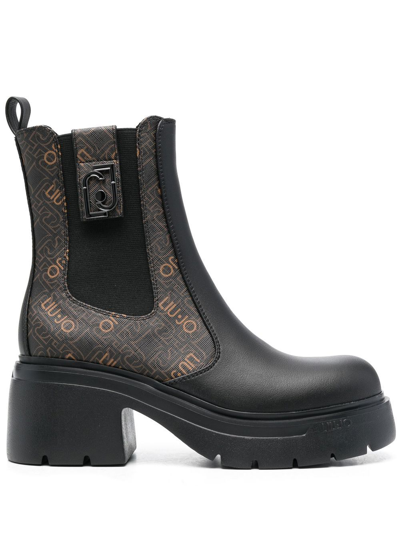 Liu •jo Carrie 70mm Ankle Boots In Schwarz