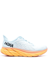 Hoka One One Blue And Orange Clifton 8 Low-top Sneakers