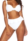 Beach Riot Daisy Bikini Bottom In White