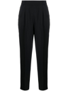 Joseph High-waisted Tailored Trousers In Schwarz