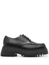 Chiara Ferragni Chunky Lace-up 60mm Brogues In Schwarz