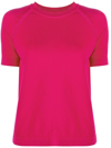 BARRIE SHORT-SLEEVED CASHMERE TOP