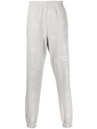 Martine Rose All-over Logo-print Track Pants In Grau