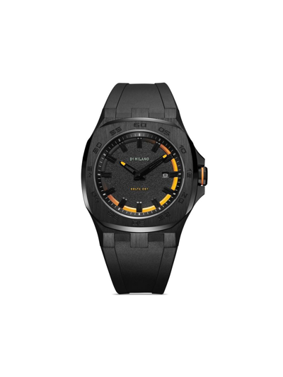 D1 Milano Watch Delta 001 41.5mm In Black/orange