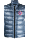 Canada Goose Crofton Down Vest In Blue