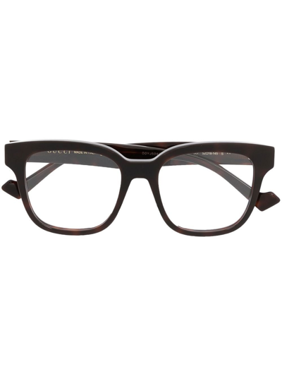 GUCCI SQUARE-FRAME OPTICAL GLASSES