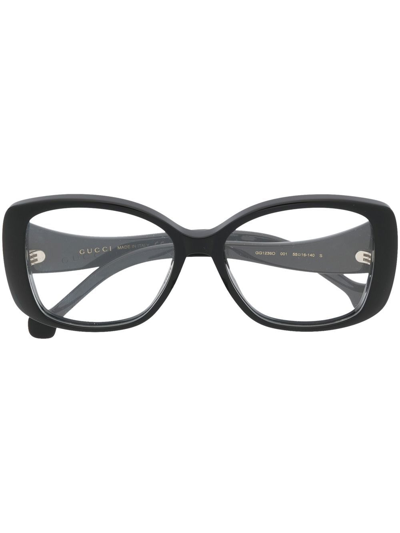 Gucci Oversize Square Frame Sunglasses In Black