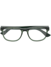 Gucci Rectangle-frame Optical Glasses In Green