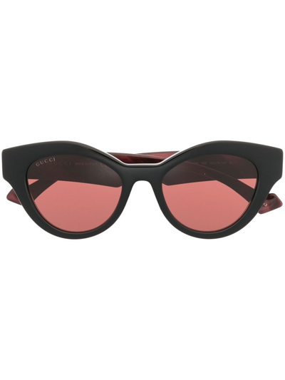 Gucci Cat-eye Sunglasses In Black