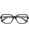 Gucci Square Frame Glasses In Black