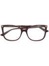 Gucci Cat-eye Optical Glasses In Red