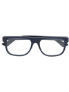Gucci Rectangle-frame Optical Glasses In Blau