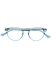 Gucci Round Frame Optical Glasses In Blue