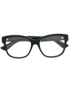 Gucci Square-frame Optical Glasses In Schwarz