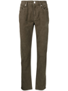 FRAME CORDUROY SLIM-FIT TROUSERS