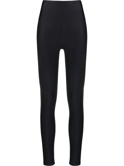 The Andamane High-waist Stretch Leggings In Nero