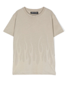 Vision Of Super Flame-print Cotton T-shirt In Grau