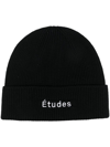 ETUDES STUDIO LOGO刺绣套头帽