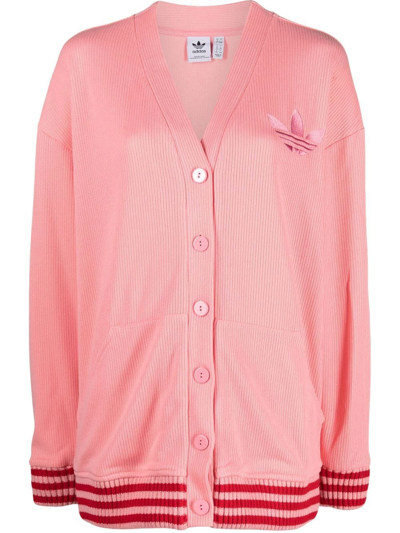 Adidas Originals Pink Oversize Cardigan