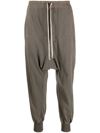 Rick Owens Drkshdw Drkshdw Prisonner Jersey Drawstring Pant In Dust