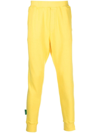 Dsquared2 Jersey-knit Track Pants In Gelb