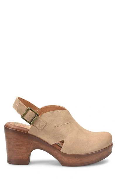 B O C By Born Cecila Platform Clog In Natural Nubuck