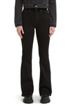 Levi's® 726 High Waist Flared Leg Jeans In Soft Black