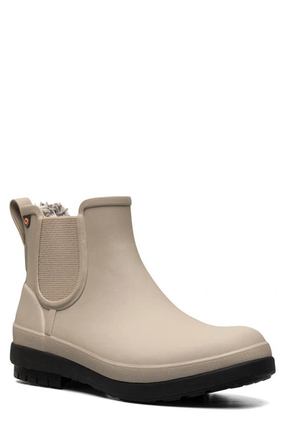 Bogs Amanda Ii Waterproof Insulated Chelsea Rain Boot In Sandstone